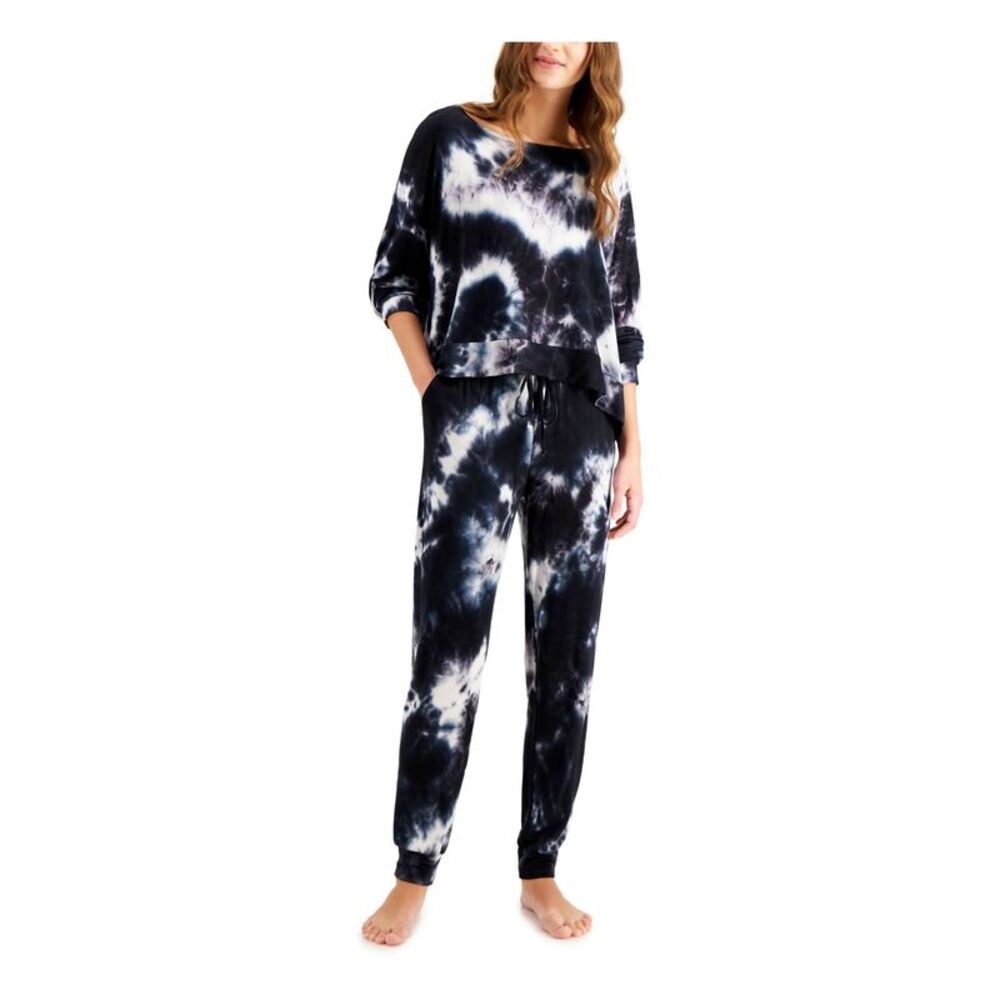 NWT JENNI INTIMATES Intimates Black Knit Cinched Hem Sleep Pants XL